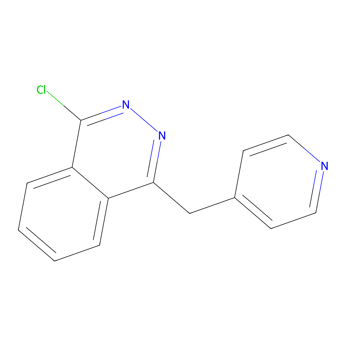 1-Chloro-4-(4-pyridinylmethyl)phthalazine molecular structure, CAS 101094-85-3
