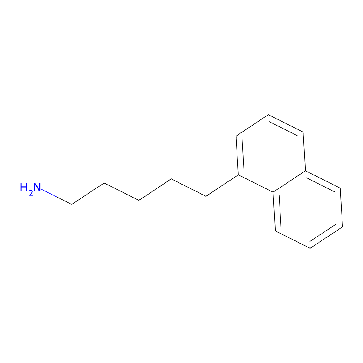 5-(Naphthalen-1-yl)pentan-1-amine molecular structure, CAS 101104-32-9