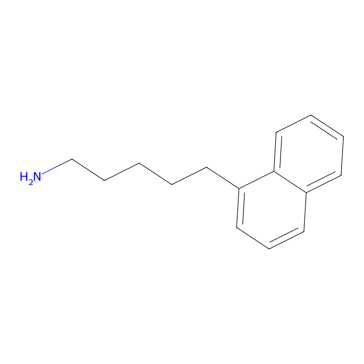 5-(Naphthalen-1-yl)pentan-1-amine molecular structure, CAS 101104-32-9
