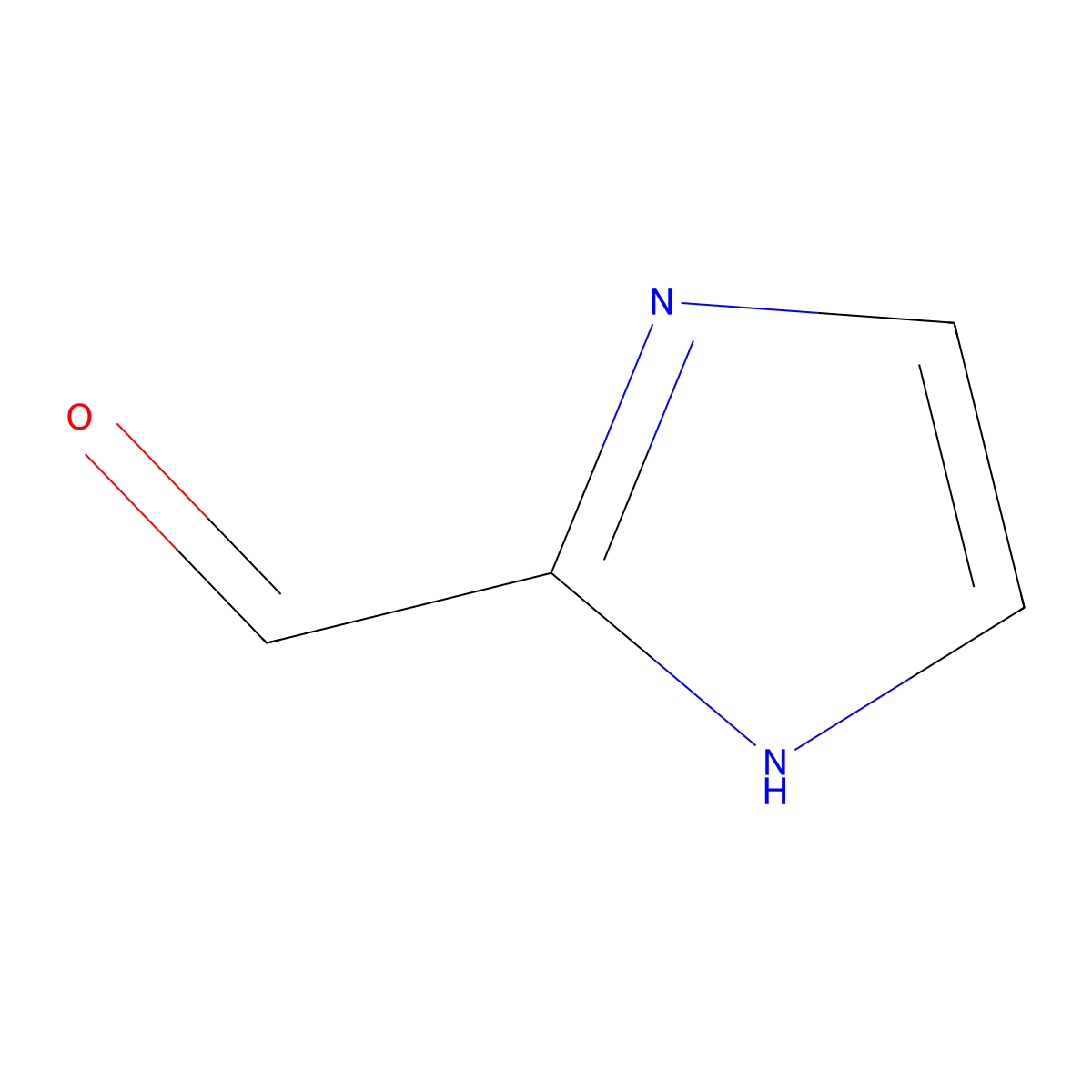1H-imidazole-2-carbaldehyde molecular structure, CAS 10111-08-7