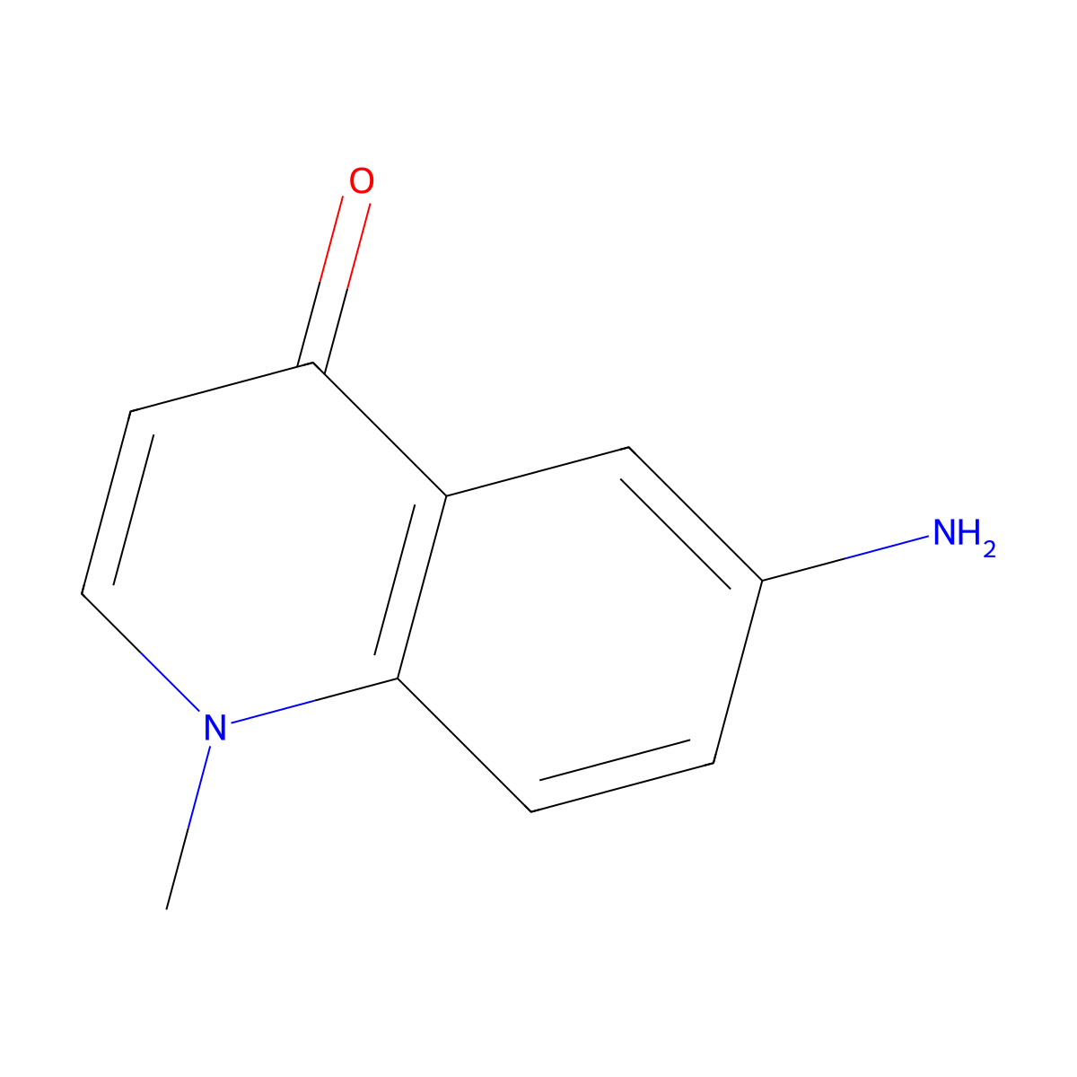 6-Amino-1-methyl-1,4-dihydroquinolin-4-one molecular structure, CAS 1011270-00-0