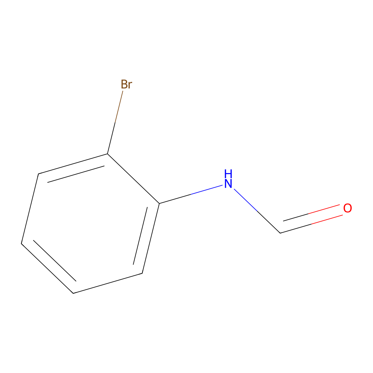 2-Bromoformanilide molecular structure, CAS 10113-38-9