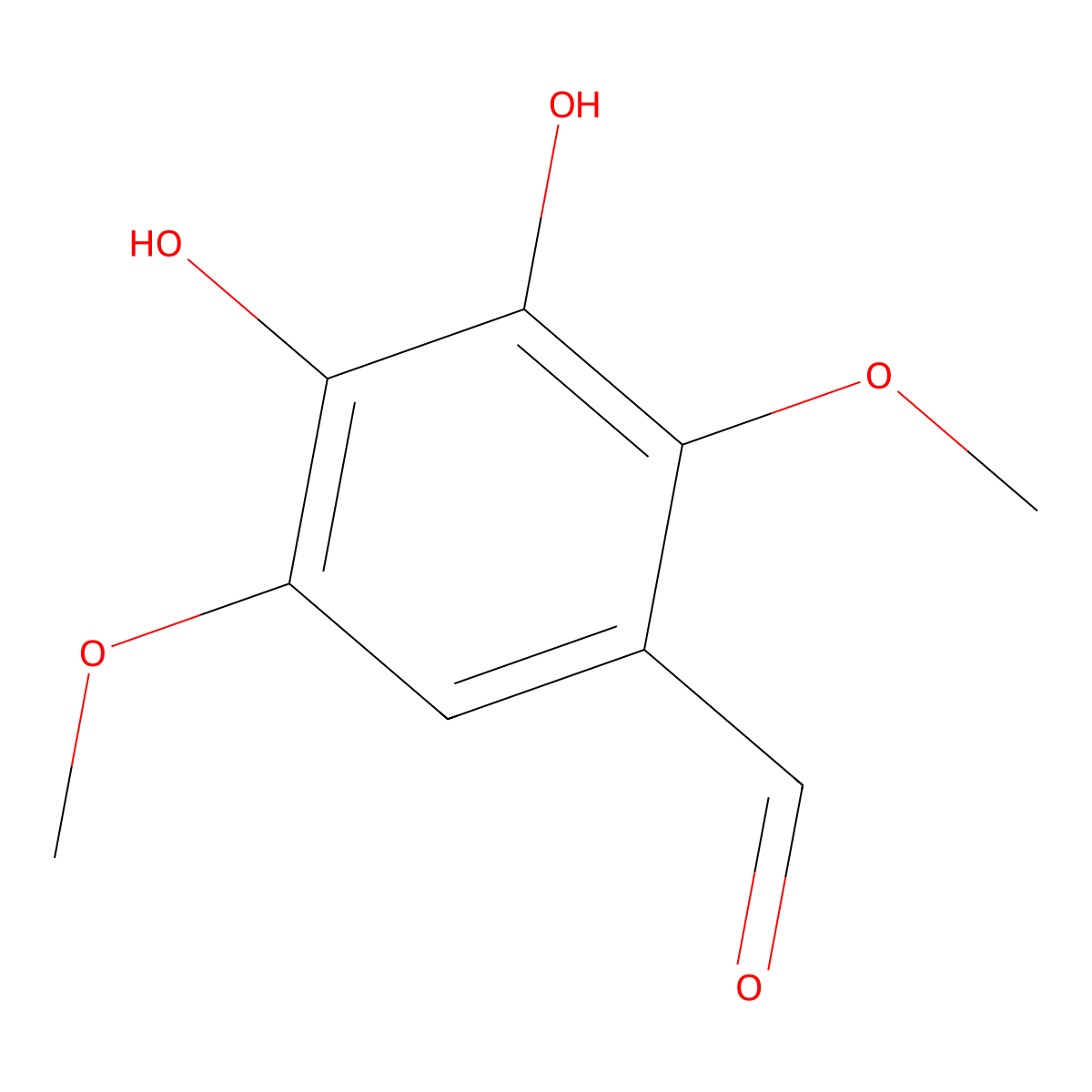 3,4-Dihydroxy-2,5-dimethoxybenzaldehyde molecular structure, CAS 1011407-51-4