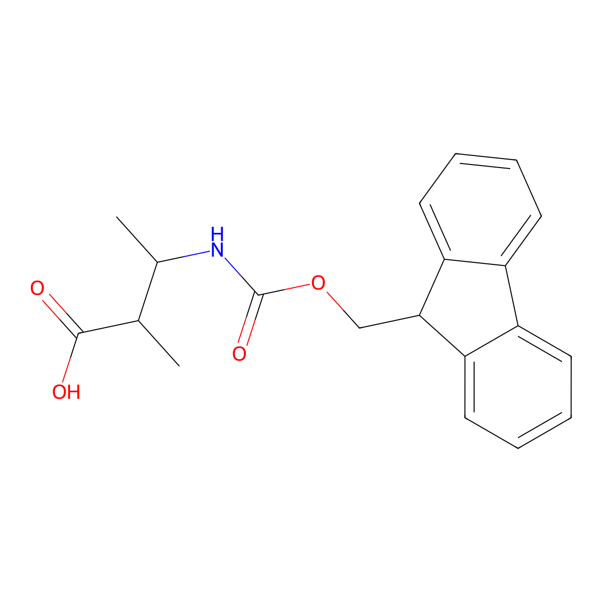 (2S,3S)-3-(Fmoc-amino)-2-methylbutanoic Acid molecular structure, CAS 1011474-17-1