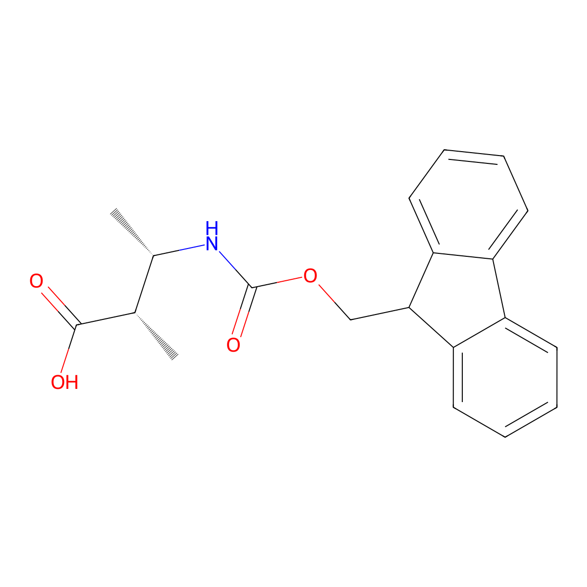 (2S,3S)-3-(Fmoc-amino)-2-methylbutanoic Acid molecular structure, CAS 1011474-17-1