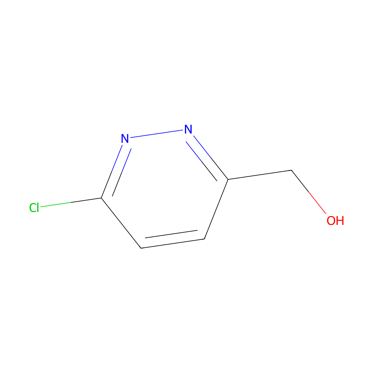 (6-Chloropyridazin-3-yl)methanol molecular structure, CAS 1011487-94-7