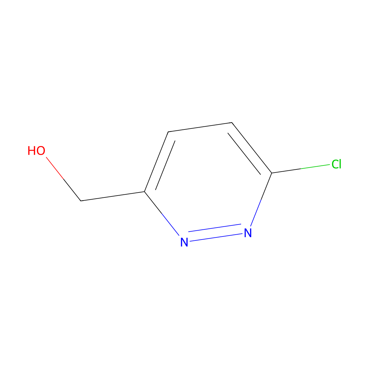 (6-Chloropyridazin-3-yl)methanol molecular structure, CAS 1011487-94-7