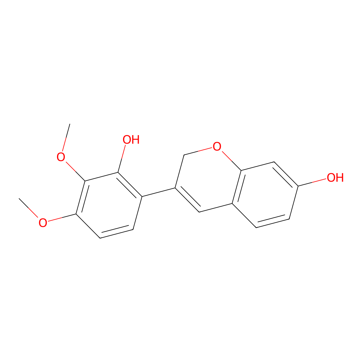 Odoriflavene molecular structure, CAS 101153-41-7