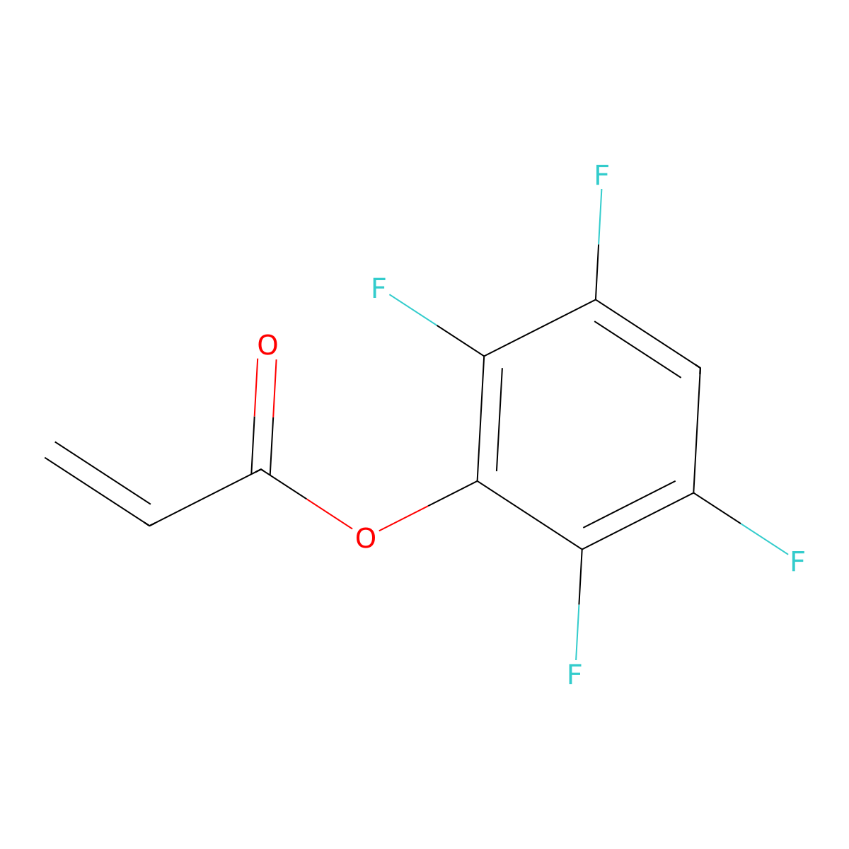 2,3,5,6-Tetrafluorophenyl acrylate molecular structure, CAS 101156-32-5