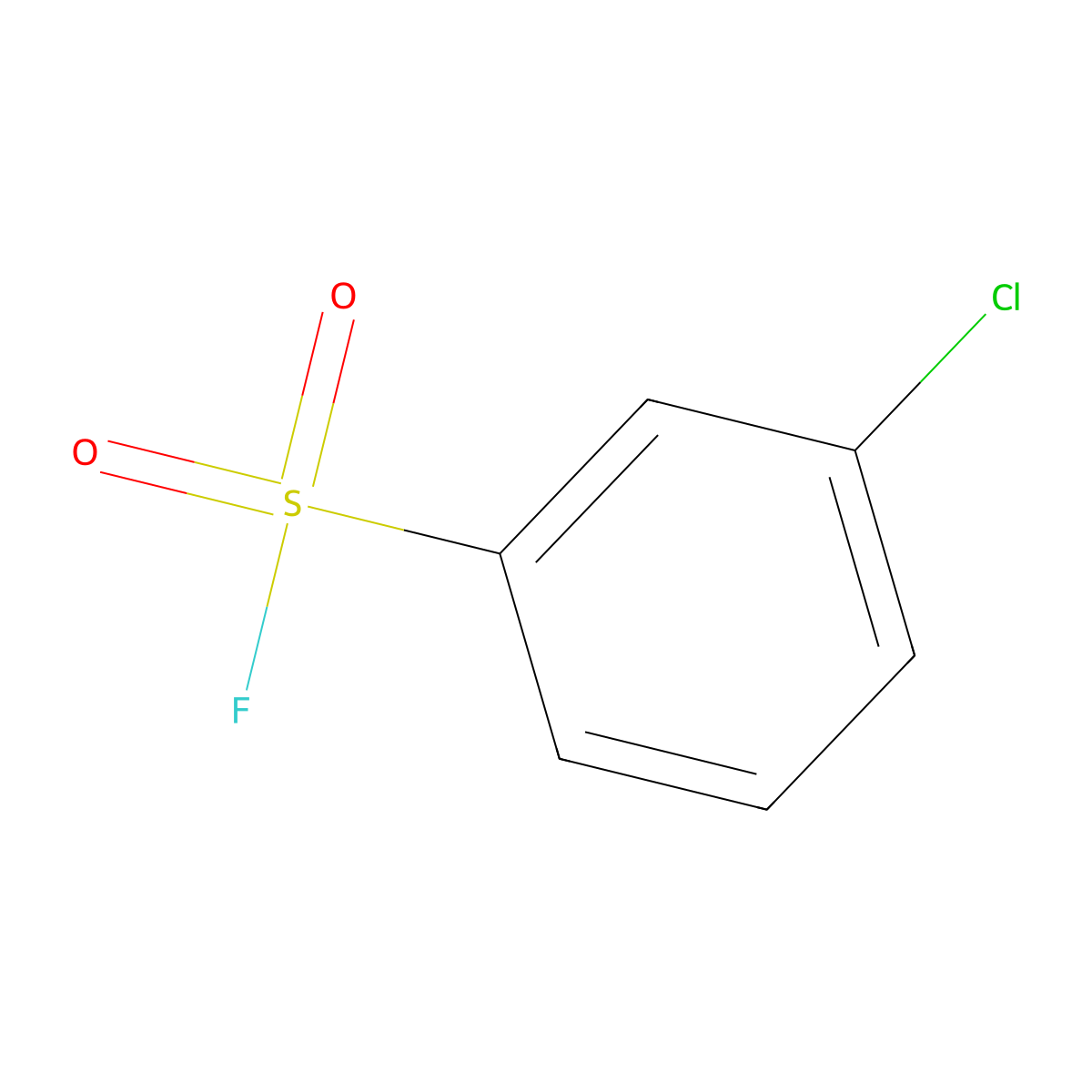 3-Chlorobenzene-1-sulfonyl fluoride molecular structure, CAS 10116-74-2