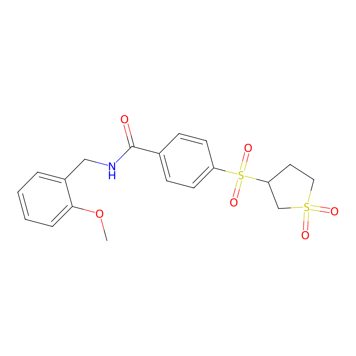 C19H21NO6S2 molecular structure, CAS 1011692-62-8