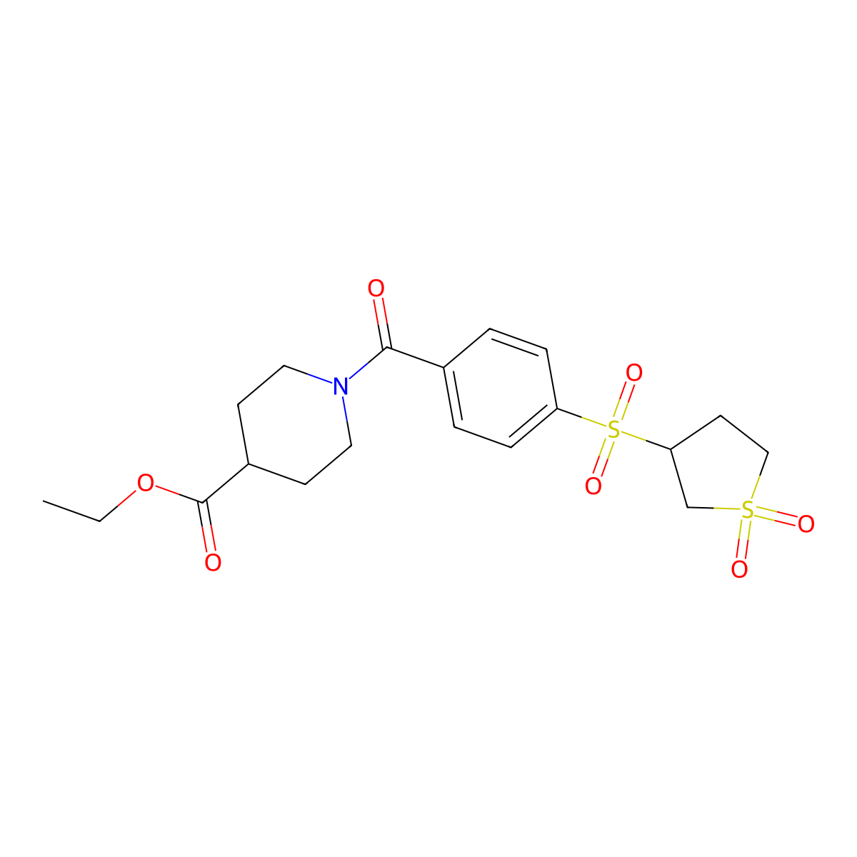 C19H25NO7S2 molecular structure, CAS 1011692-82-2