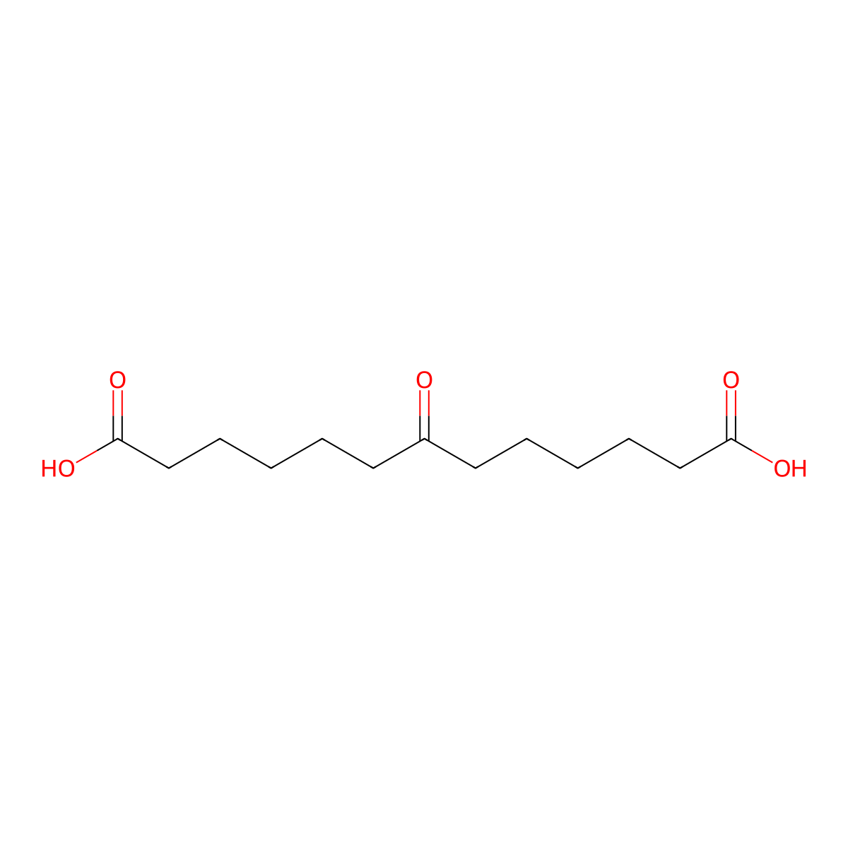7-oxotridecanedioic Acid molecular structure, CAS 101171-43-1