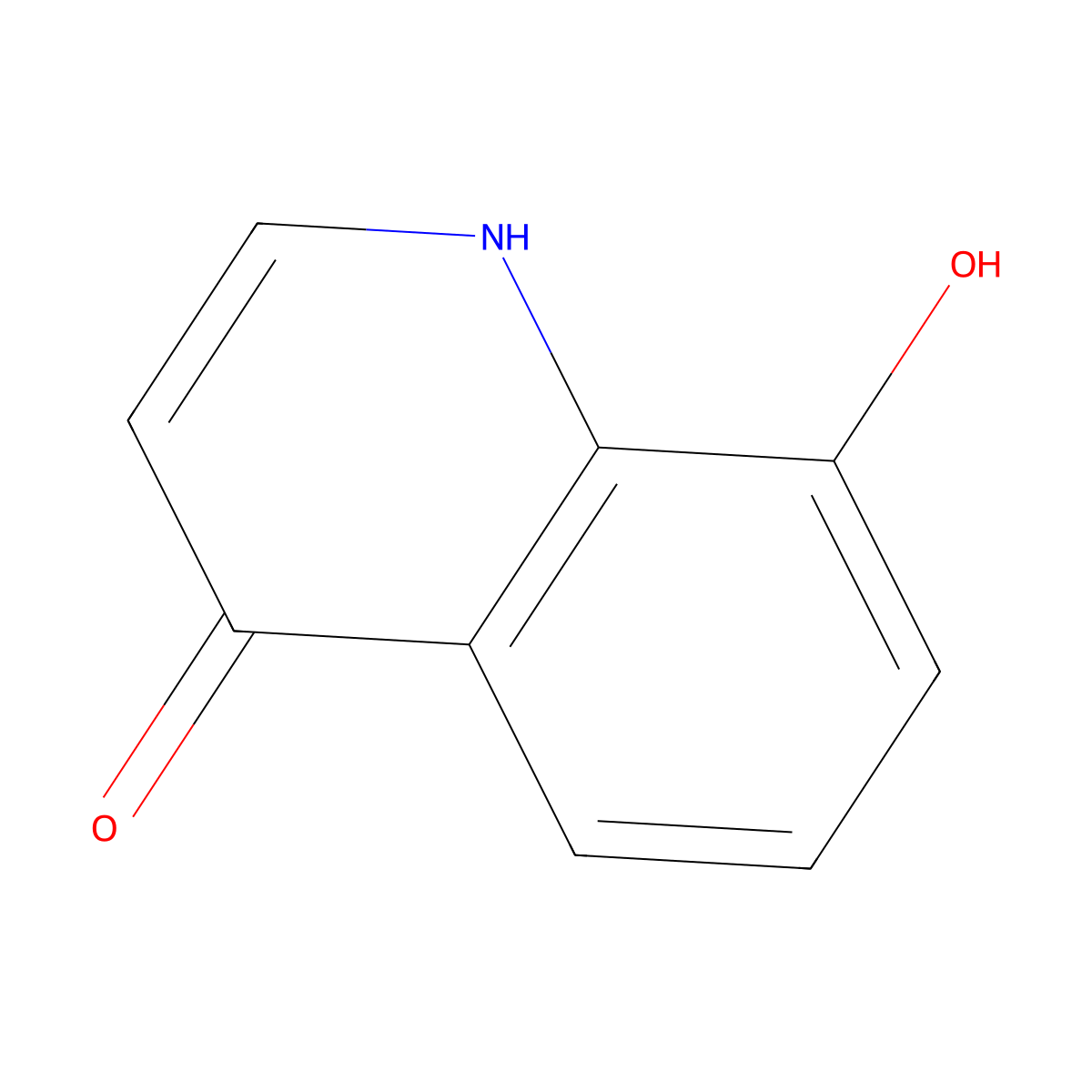 Quinoline-4,8-diol molecular structure, CAS 10118-81-7