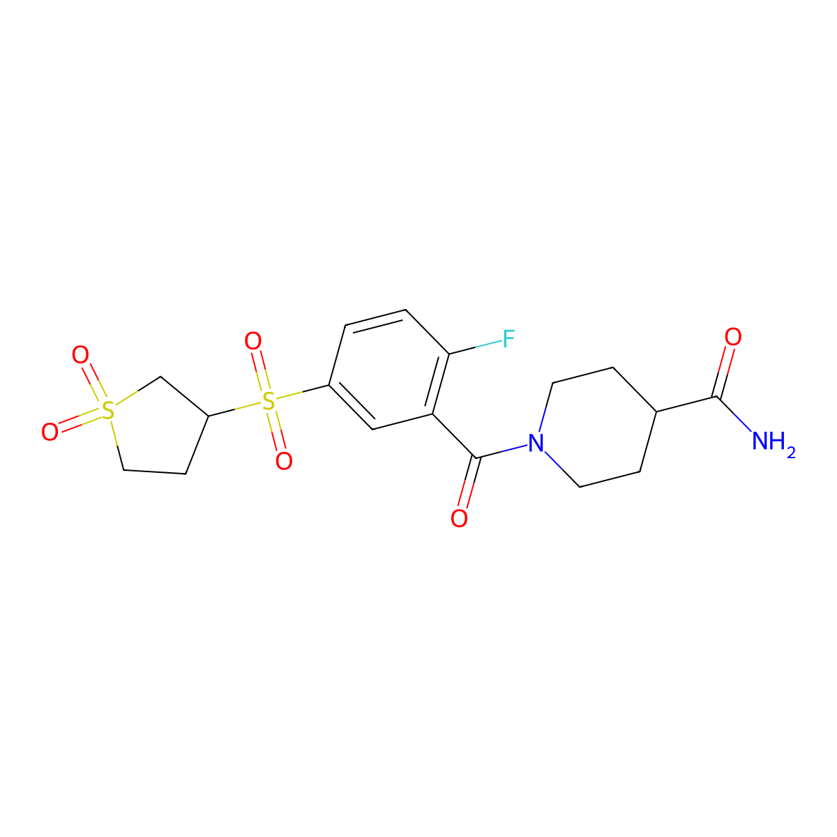 C17H21FN2O6S2 molecular structure, CAS 1011846-64-2