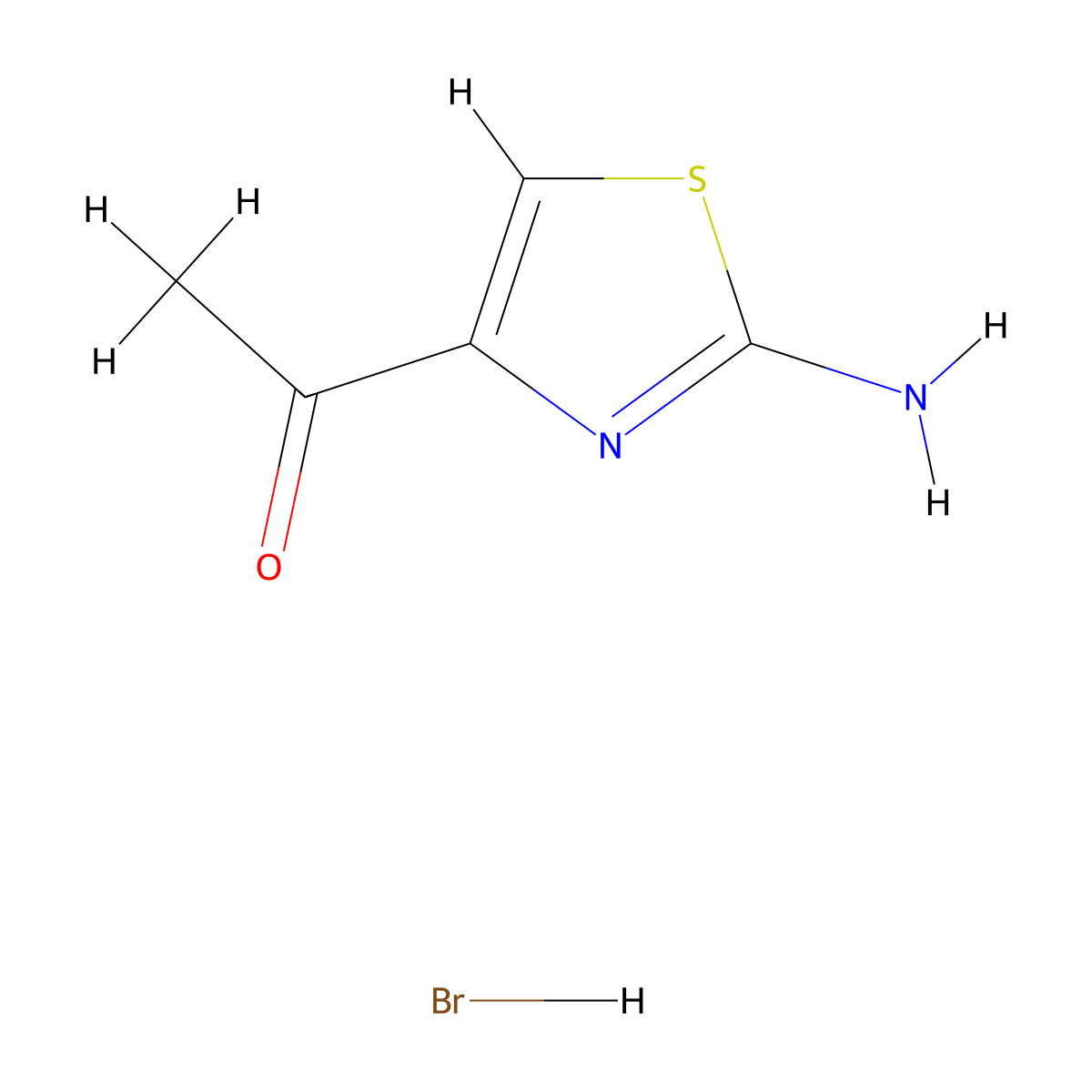 1-(2-Aminothiazol-4-yl)ethanone hydrobromide molecular structure, CAS 101189-98-4