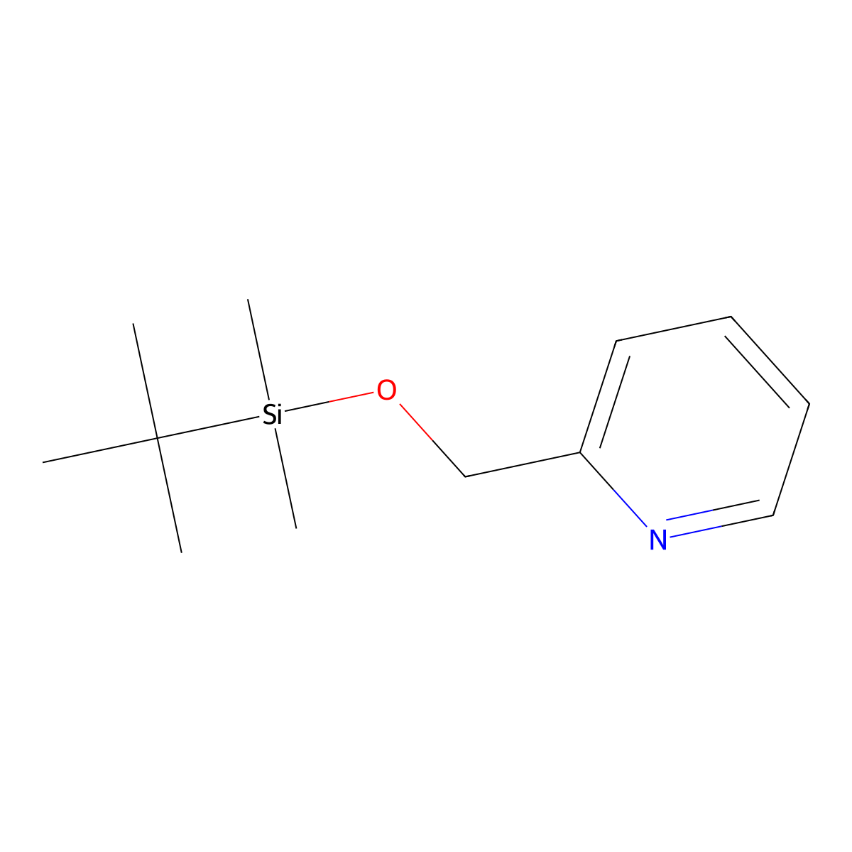 2-(t-Butyldimethylsilyloxy)methylpyridine molecular structure, CAS 101192-63-6