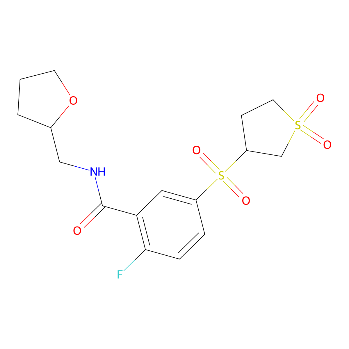C16H20Fno6S2 molecular structure, CAS 1011948-11-0