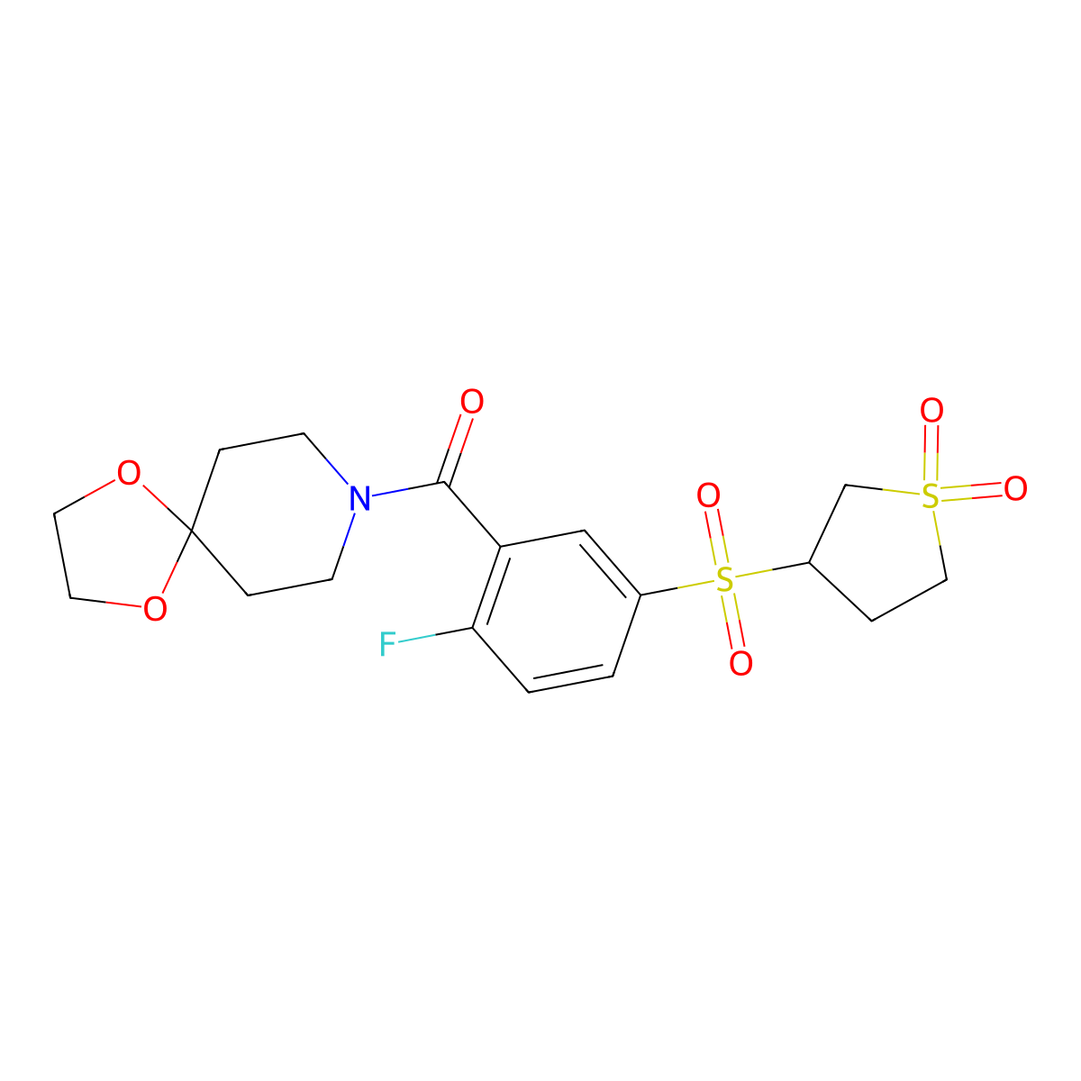 C18H22Fno7S2 molecular structure, CAS 1011948-43-8