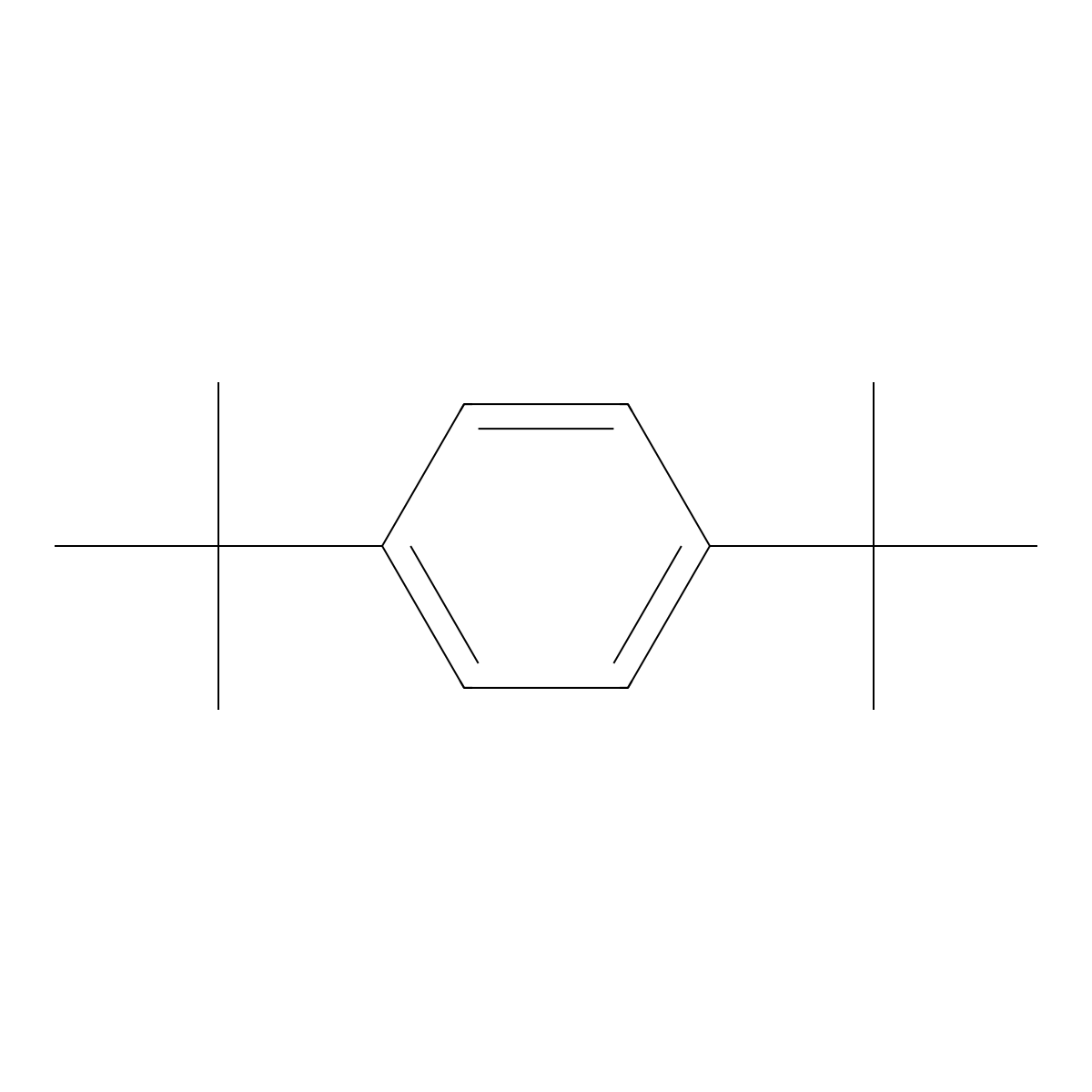 1,4-Di-tert-butylbenzene molecular structure, CAS 1012-72-2