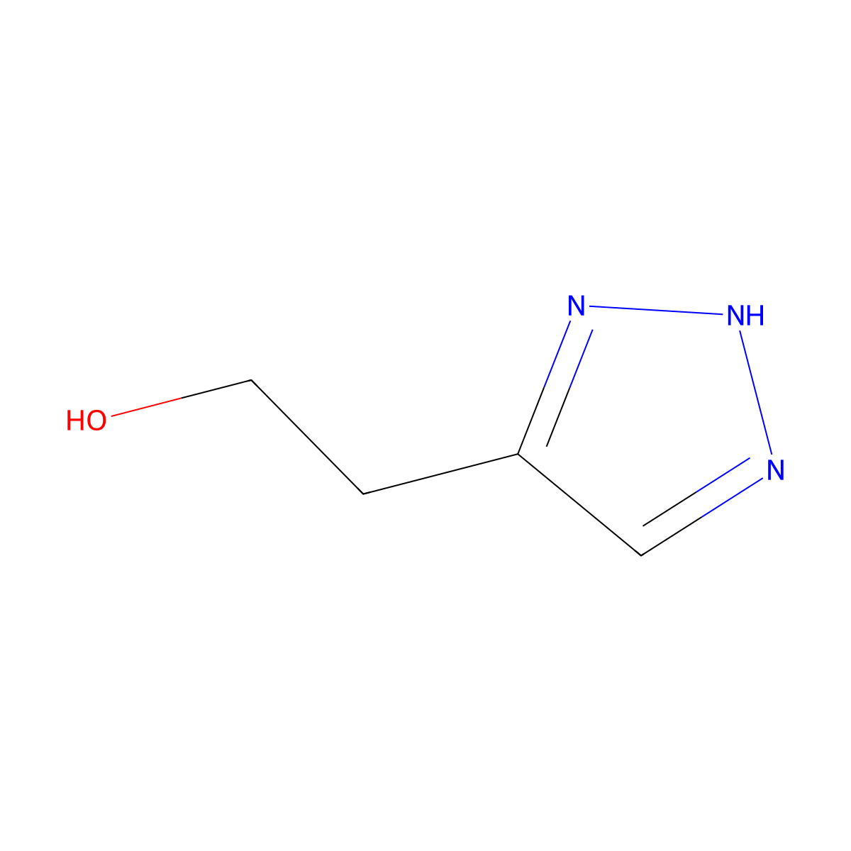 2-(1H-1,2,3-triazol-4-yl)ethan-1-ol molecular structure, CAS 1012040-40-2