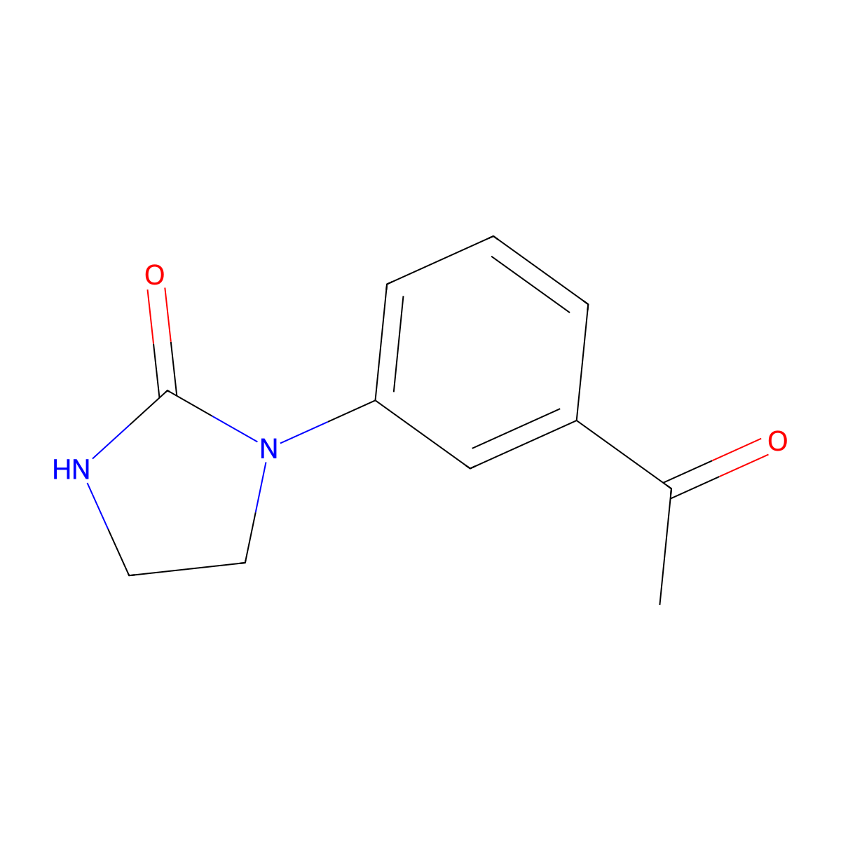 1-(3-Acetylphenyl)imidazolidin-2-one molecular structure, CAS 1012040-98-0