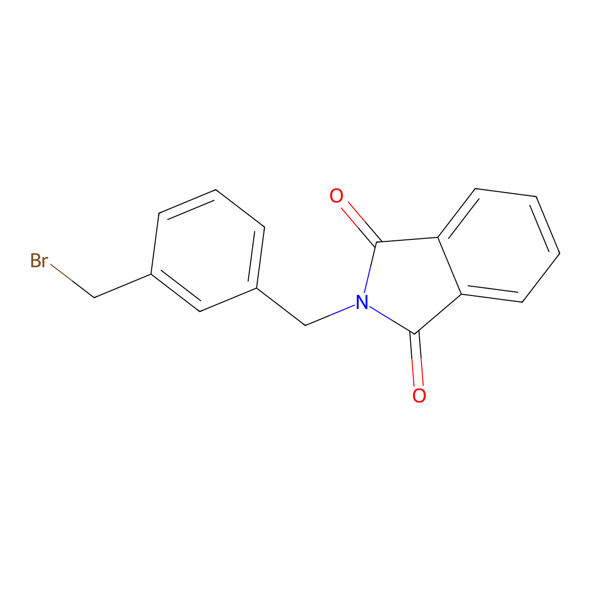 N-(3-bromomethylbenzyl)phthalimide molecular structure, CAS 101207-74-3