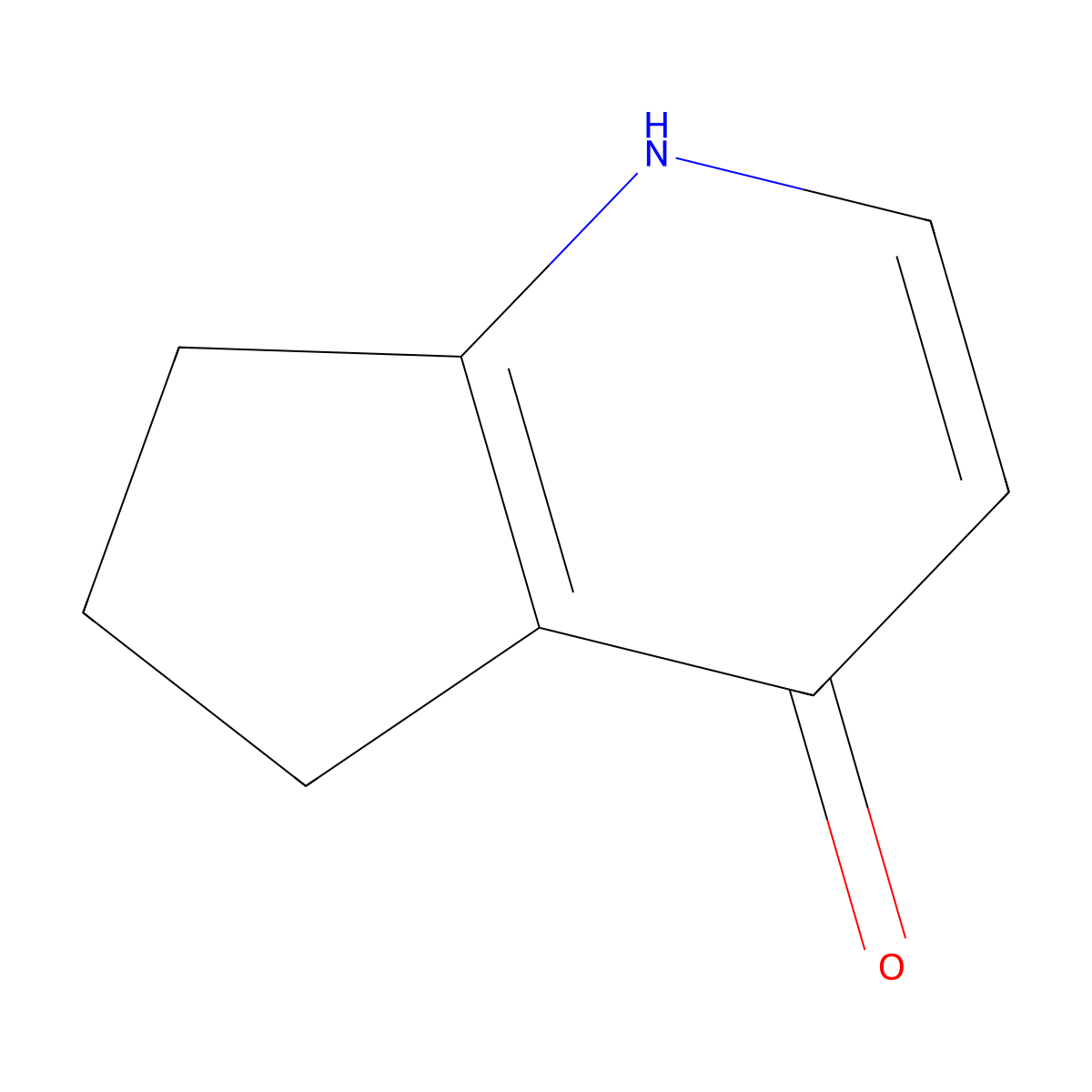 6,7-Dihydro-1H-cyclopenta[b]pyridin-4(5H)-one molecular structure, CAS 101234-73-5