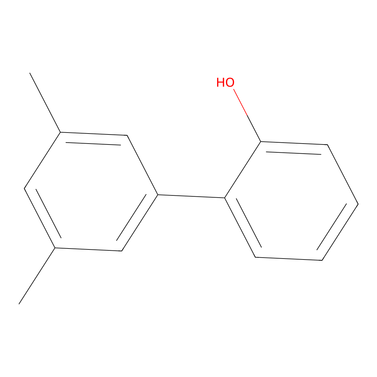2-(3,5-Dimethylphenyl)phenol molecular structure, CAS 1012370-68-1