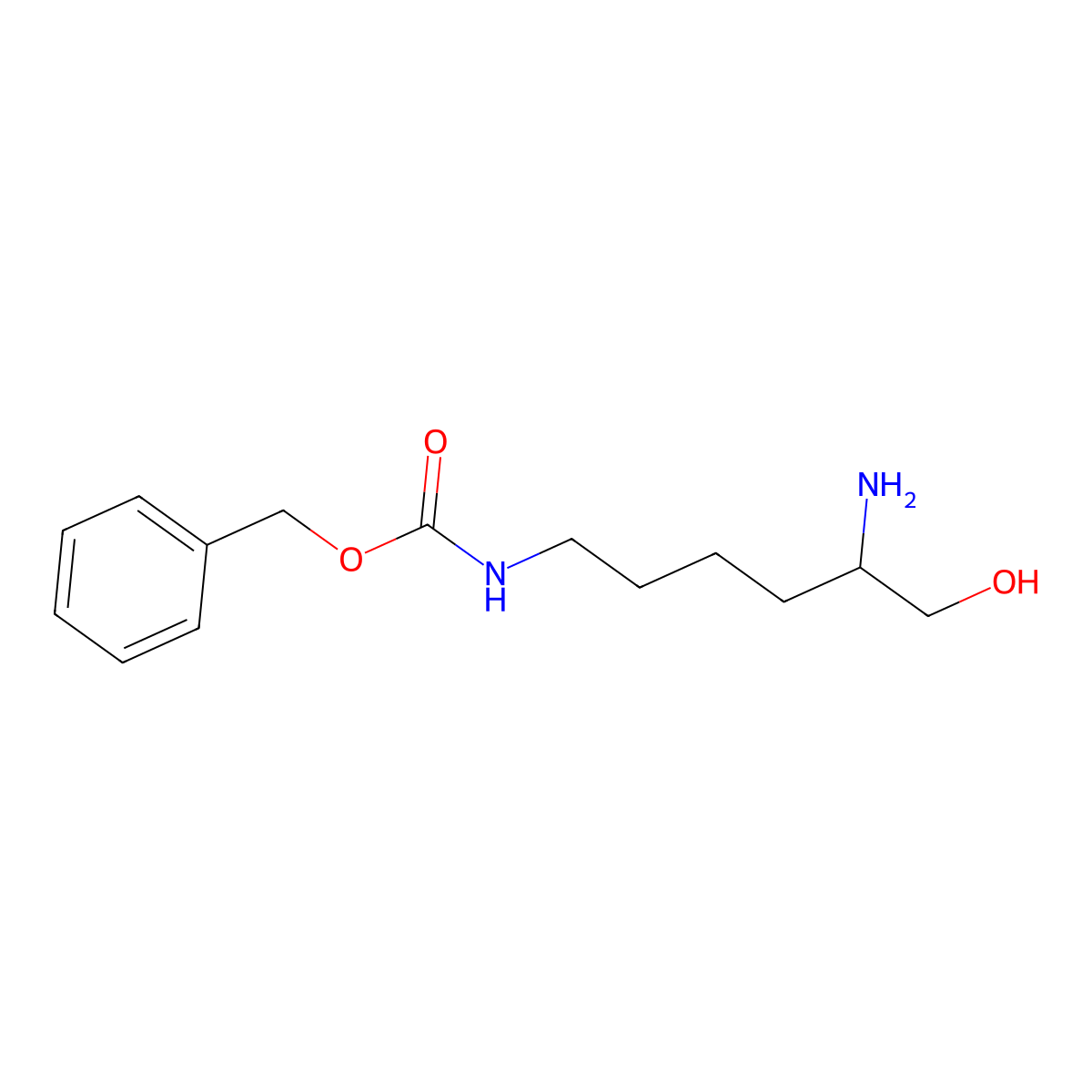 H-Lys(Z)-OL molecular structure, CAS 101250-90-2