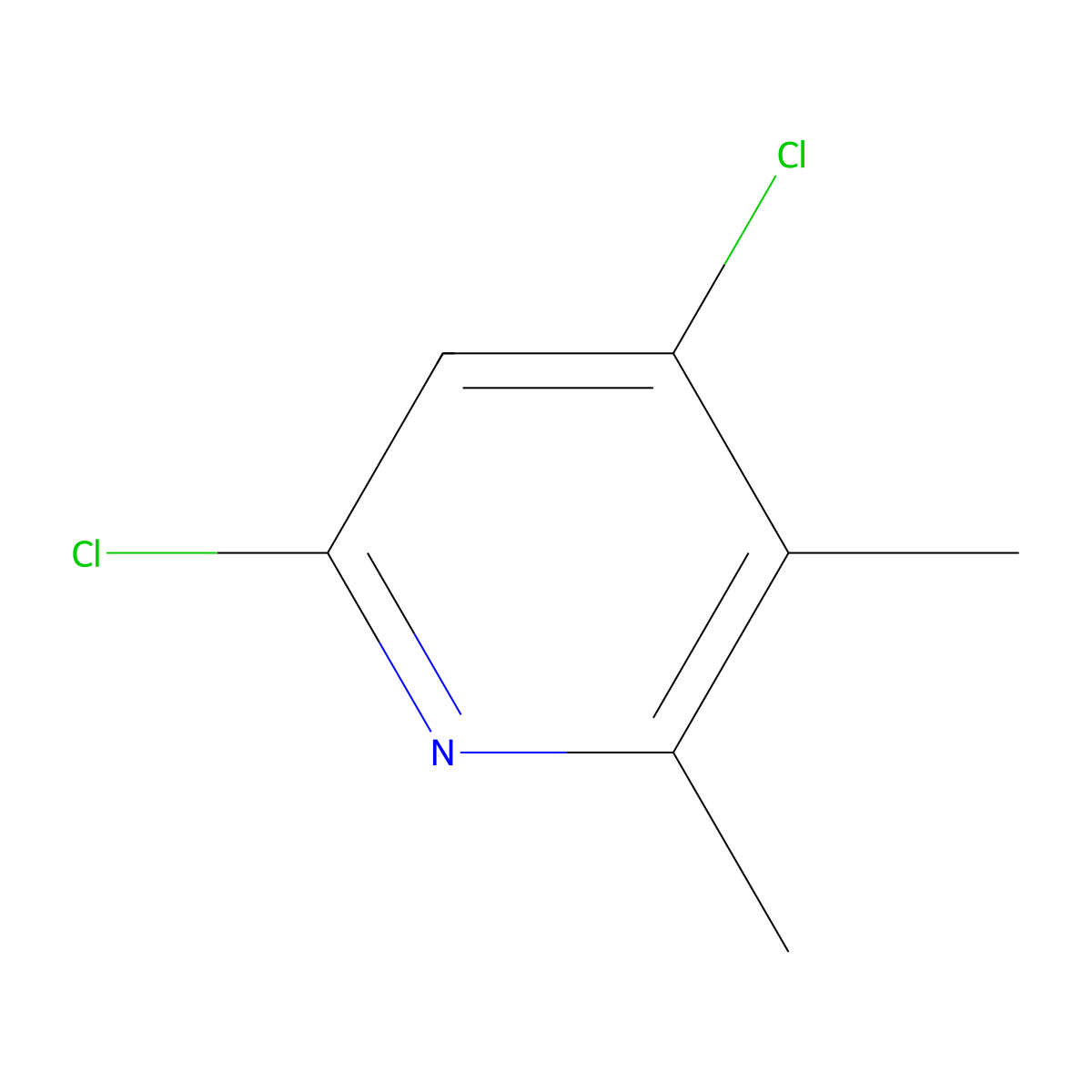 4,6-Dichloro-2,3-dimethylpyridine molecular structure, CAS 101252-84-0