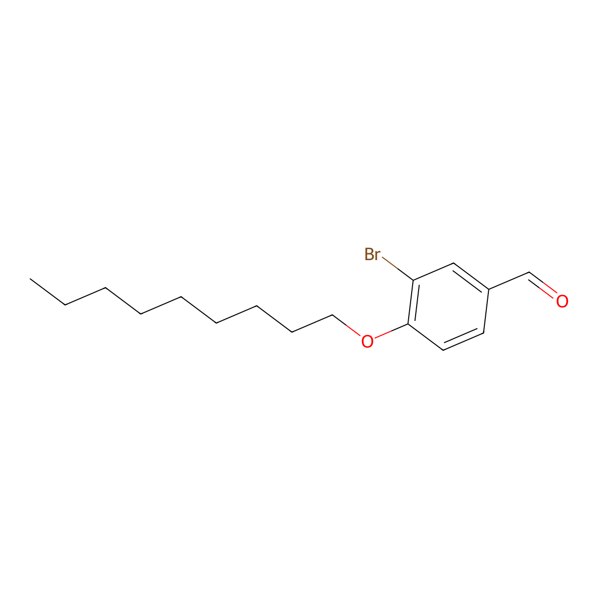 3-Bromo-4-(nonyloxy)benzaldehyde molecular structure, CAS 101254-31-3