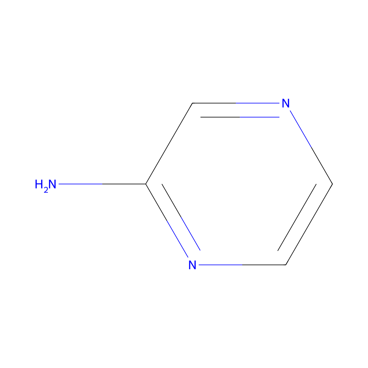 Aminopyrazine molecular structure, CAS 1012570-55-6