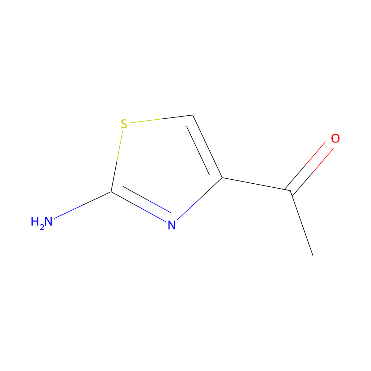 1-(2-Amino-1,3-thiazol-4-yl)ethan-1-one molecular structure, CAS 101258-16-6