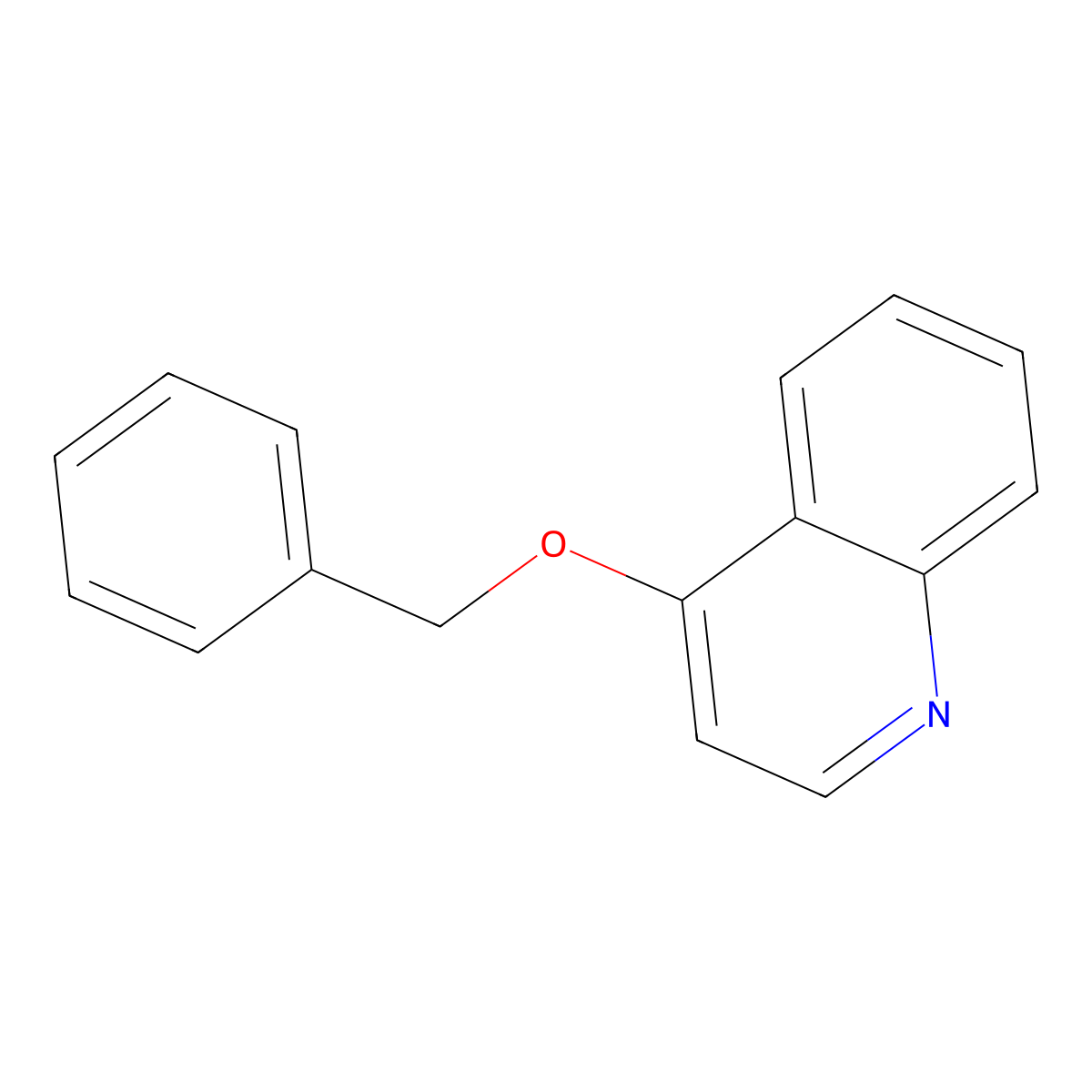 4-Benzyloxy-quinoline molecular structure, CAS 101273-58-9