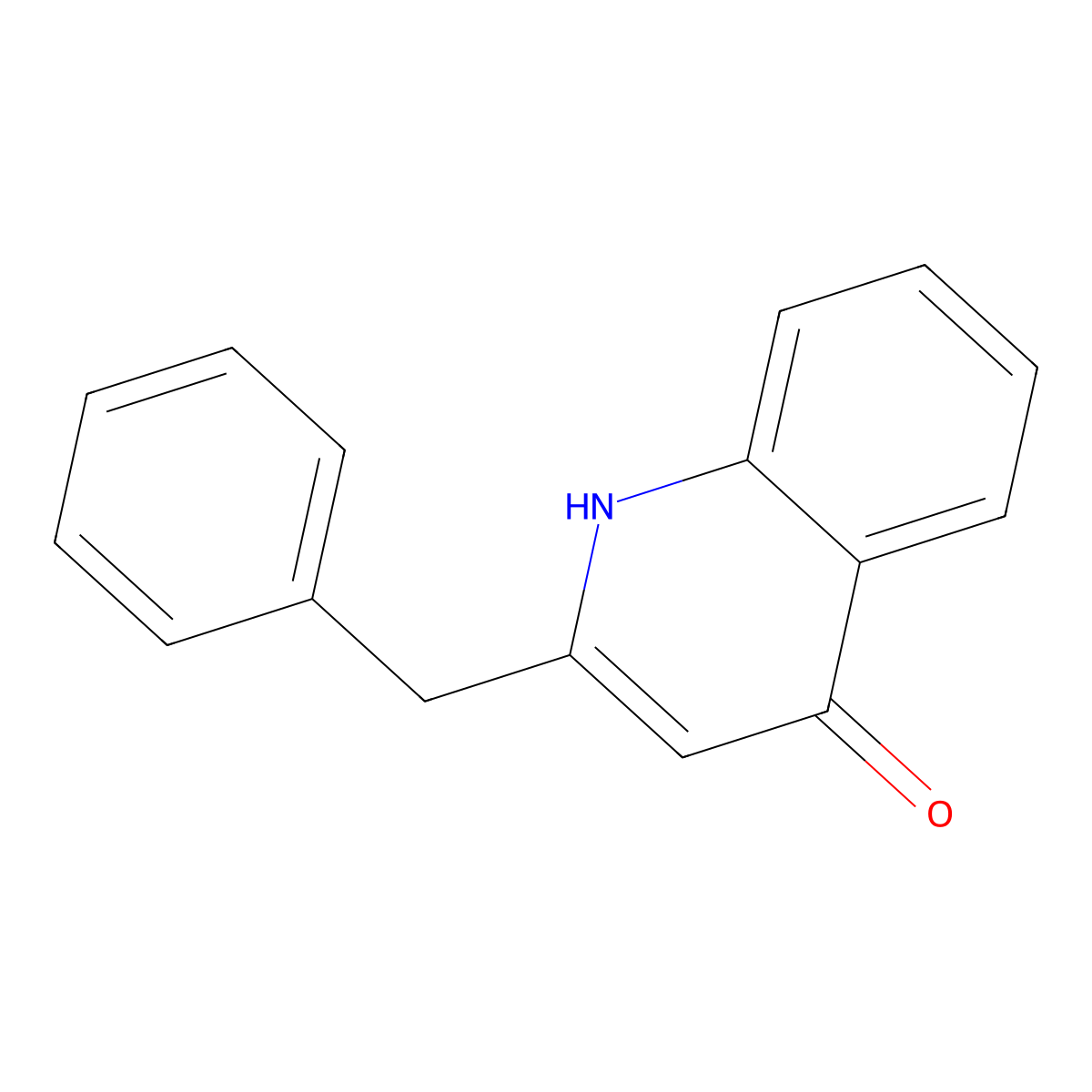 2-Benzylquinolin-4(1H)-one molecular structure, CAS 101273-59-0