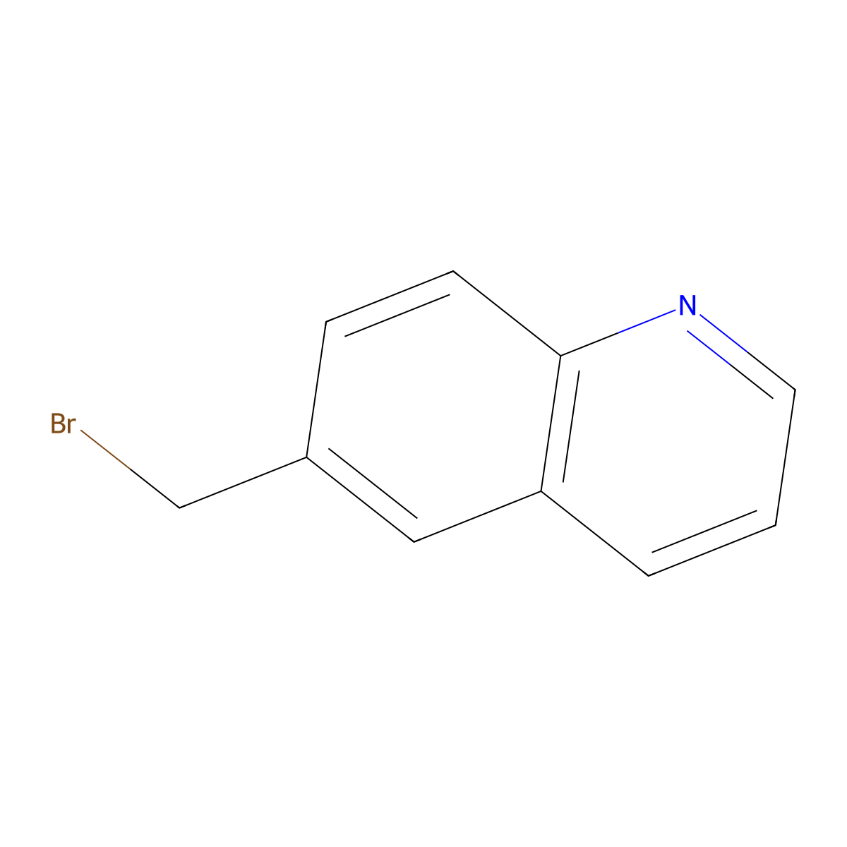 6-(Bromomethyl)quinoline molecular structure, CAS 101279-39-4