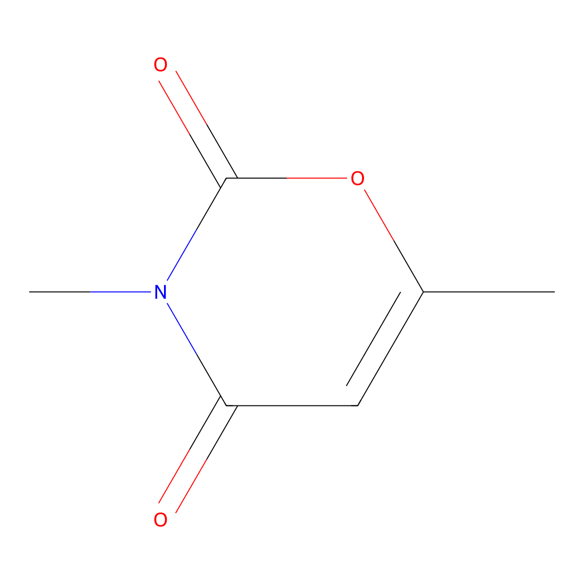 3,6-Dimethyl-1,3-oxazine-2,4-dione molecular structure, CAS 10128-60-6