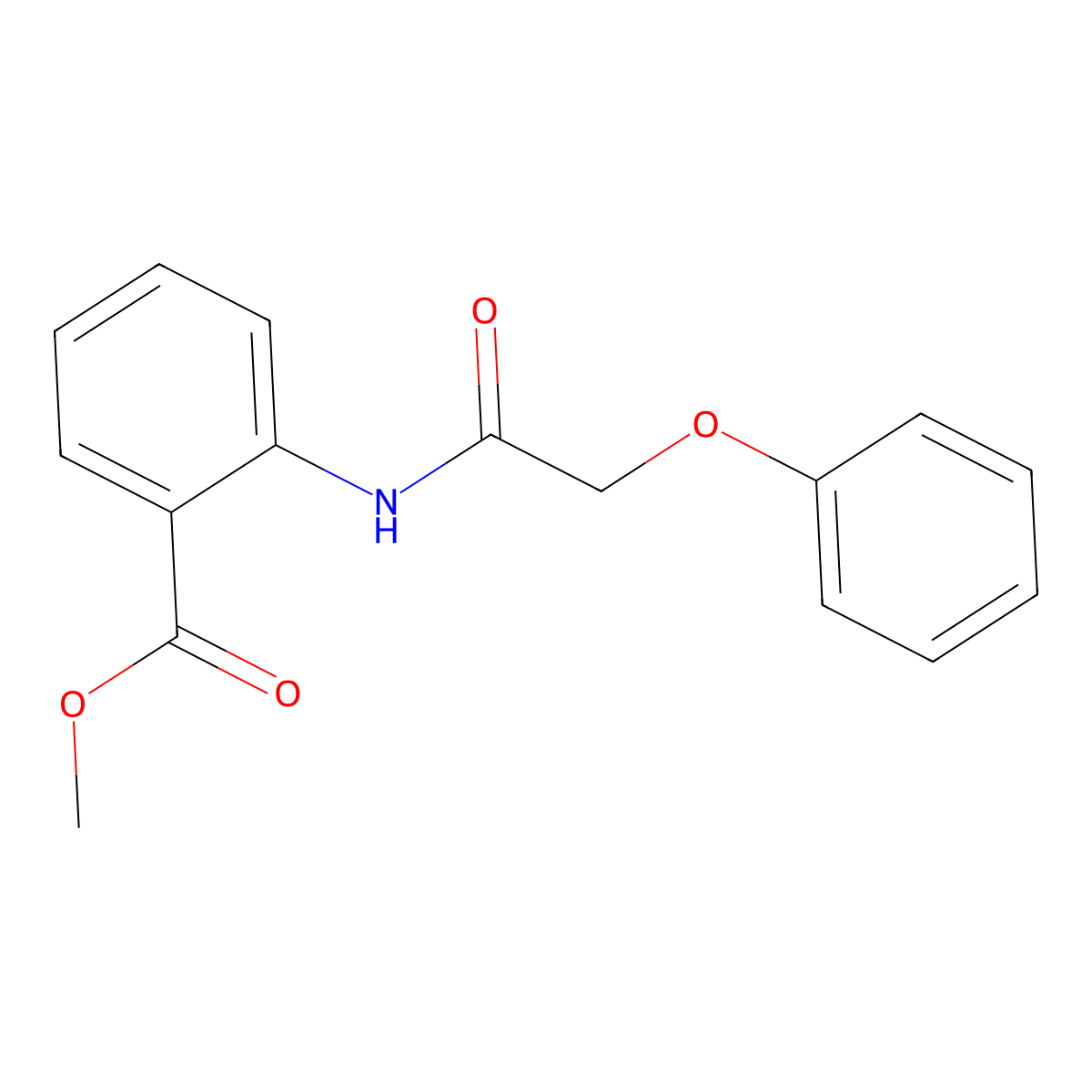 2-[(1-Oxo-2-phenoxyethyl)amino]benzoic acid methyl ester molecular structure, CAS 101284-14-4