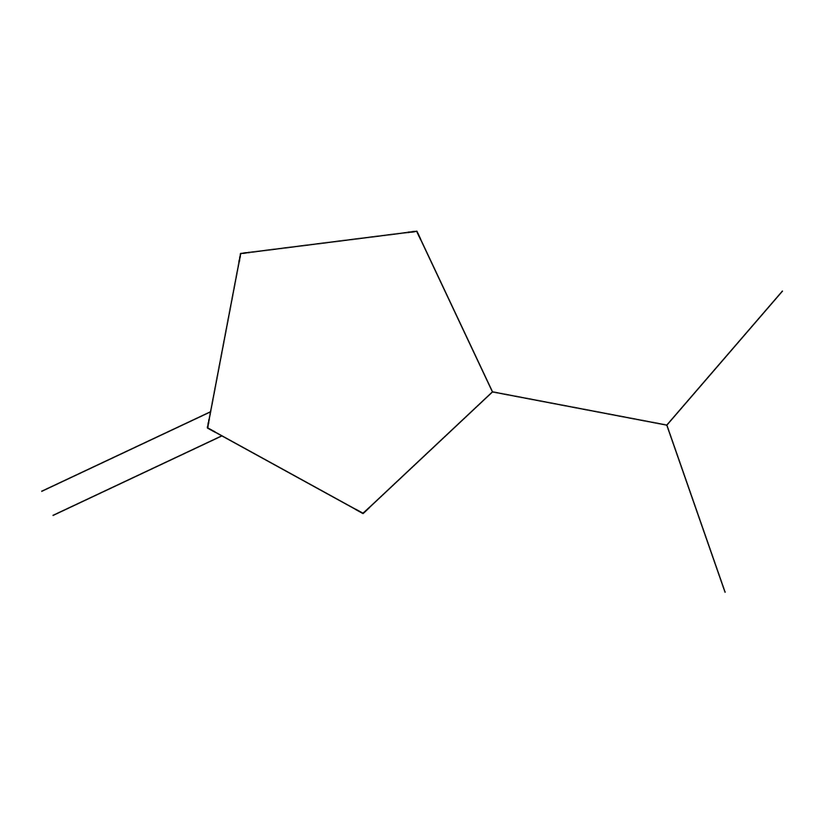 1-Methylidene-3-propan-2-ylcyclopentane molecular structure, CAS 1012884-60-4