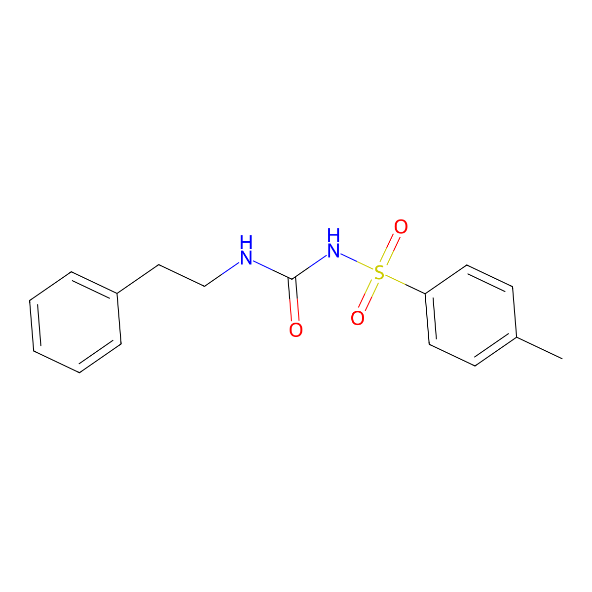 3-((4-Methylphenyl)sulfonyl)-1-(2-phenylethyl)urea molecular structure, CAS 101289-36-5