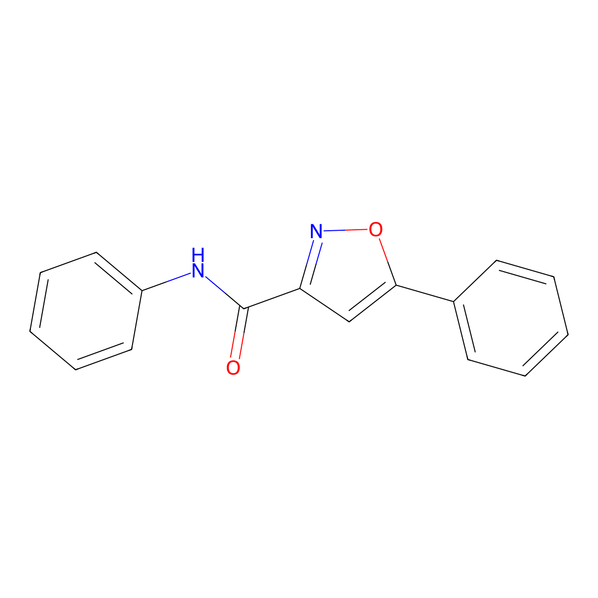 N,5-Diphenyl-1,2-oxazole-3-carboxamide molecular structure, CAS 101291-06-9