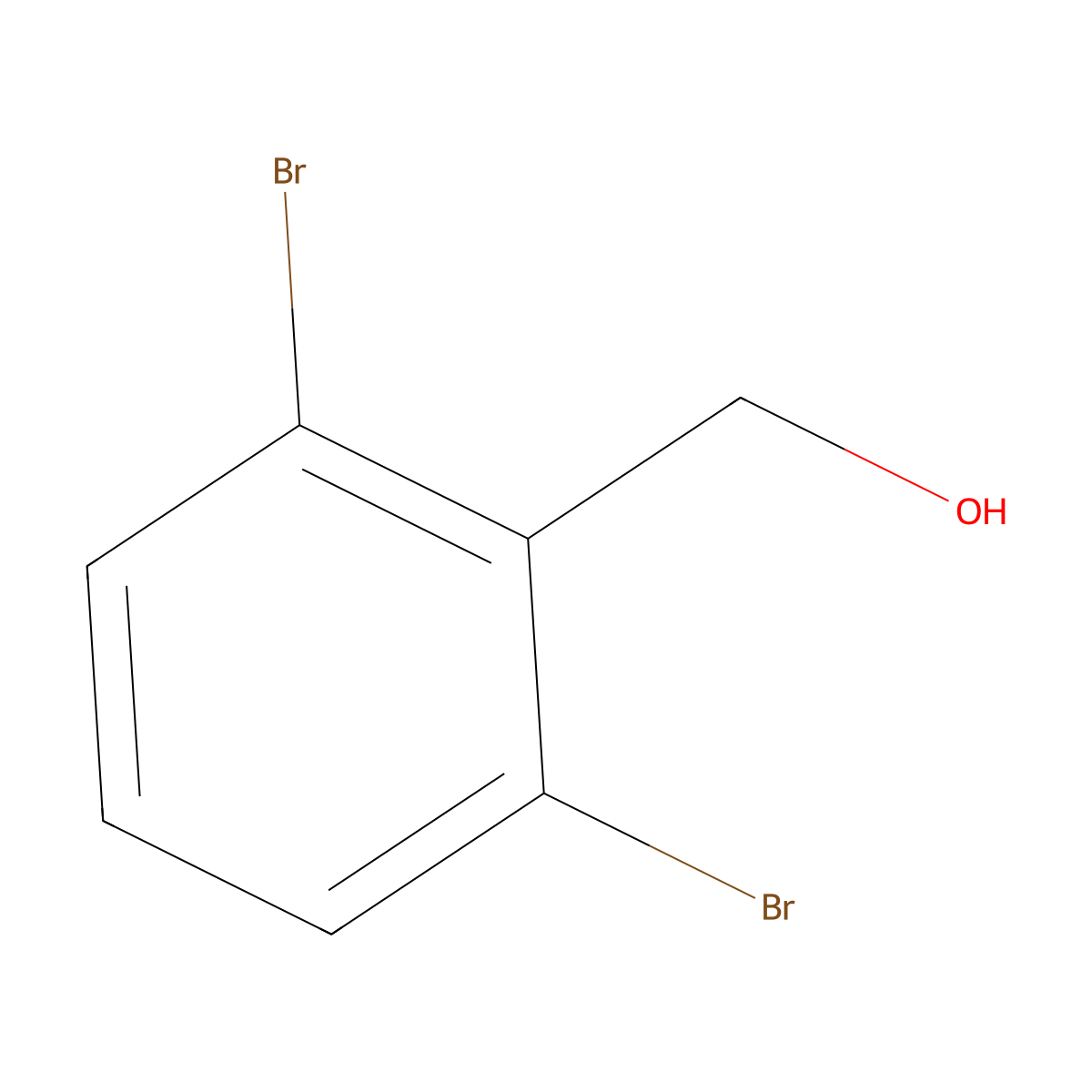 (2,6-Dibromophenyl)methanol molecular structure, CAS 1013031-65-6