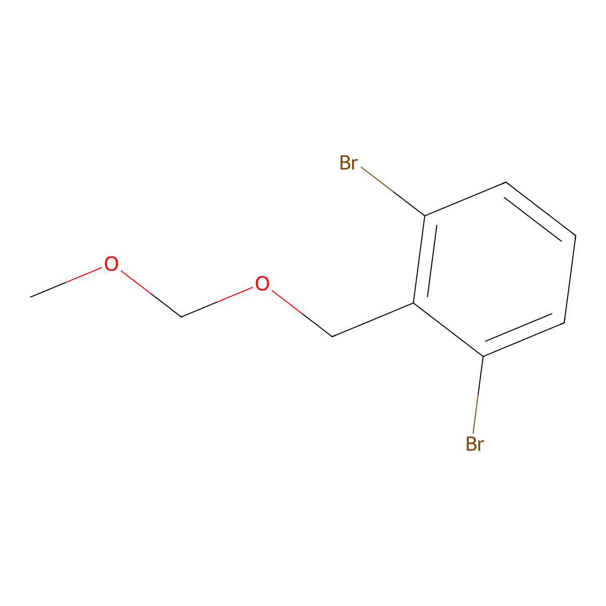1,3-Dibromo-2-[(methoxymethoxy)methyl]benzene molecular structure, CAS 1013031-66-7