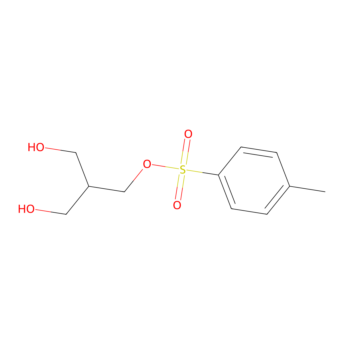 [3-Hydroxy-2-(hydroxymethyl)propyl] 4-methylbenzenesulfonate molecular structure, CAS 1013121-54-4