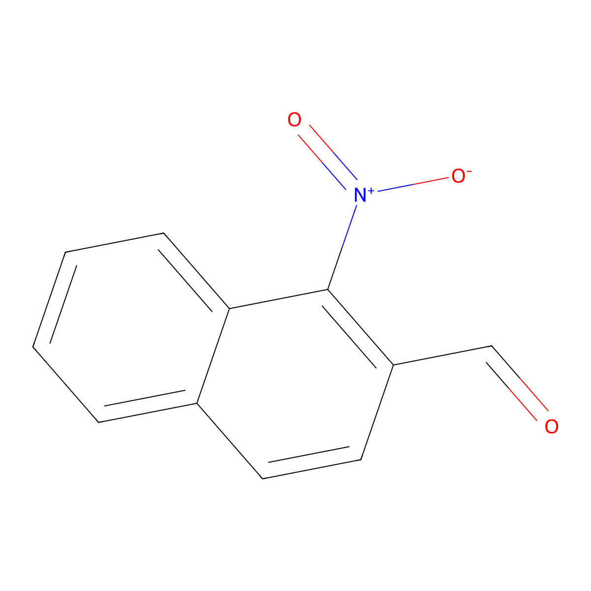 1-Nitro-2-naphthaldehyde molecular structure, CAS 101327-84-8