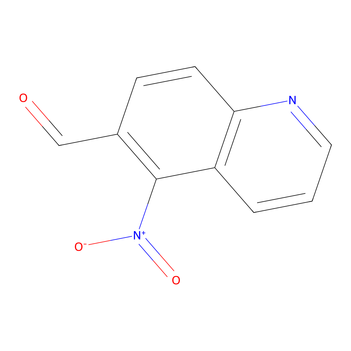 5-Nitroquinoline-6-carbaldehyde molecular structure, CAS 101327-85-9