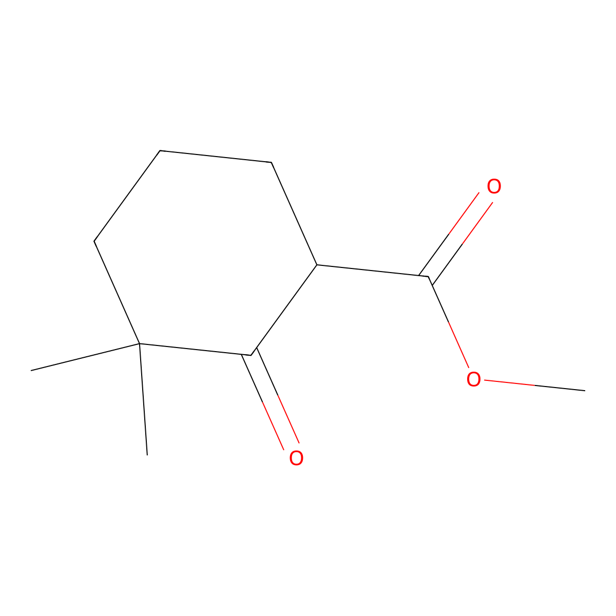 Methyl 3,3-dimethyl-2-oxocyclohexane-1-carboxylate molecular structure, CAS 101327-97-3