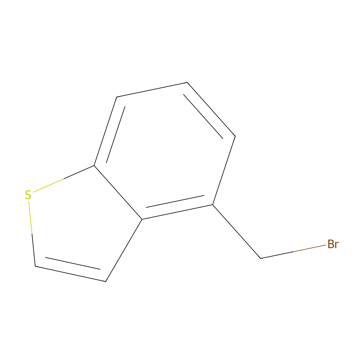 4-(Bromomethyl)benzo[b]thiophene molecular structure, CAS 10133-19-4