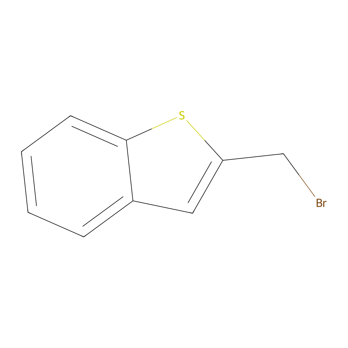 2-(Bromomethyl)benzo[b]thiophene molecular structure, CAS 10133-20-7